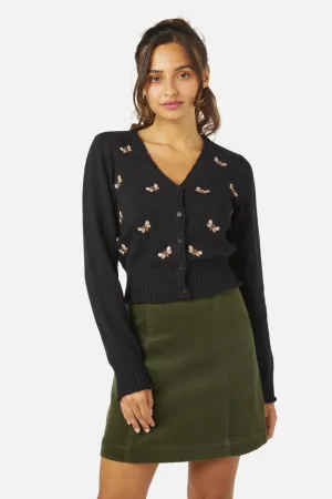 NZ Bee Embroidered Cardi