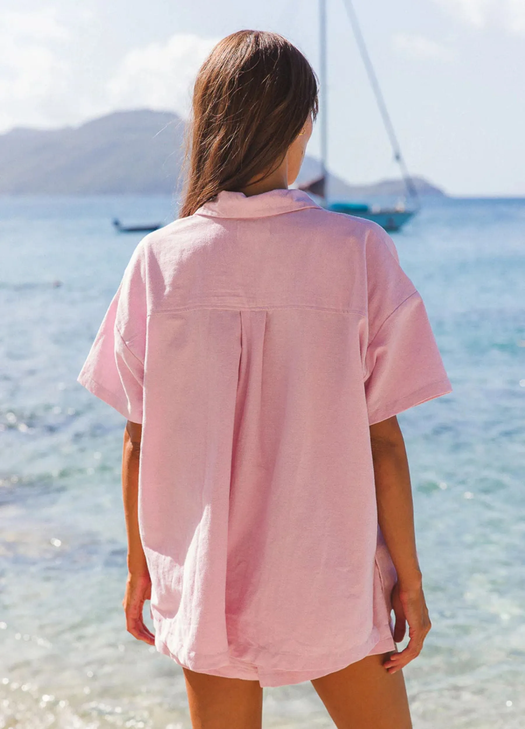 Palm Collective - Ocean Blouse - Pink