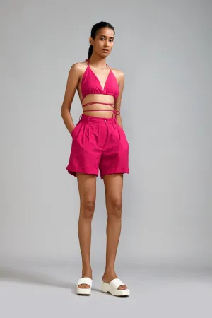 Pink Overlap Bralette
