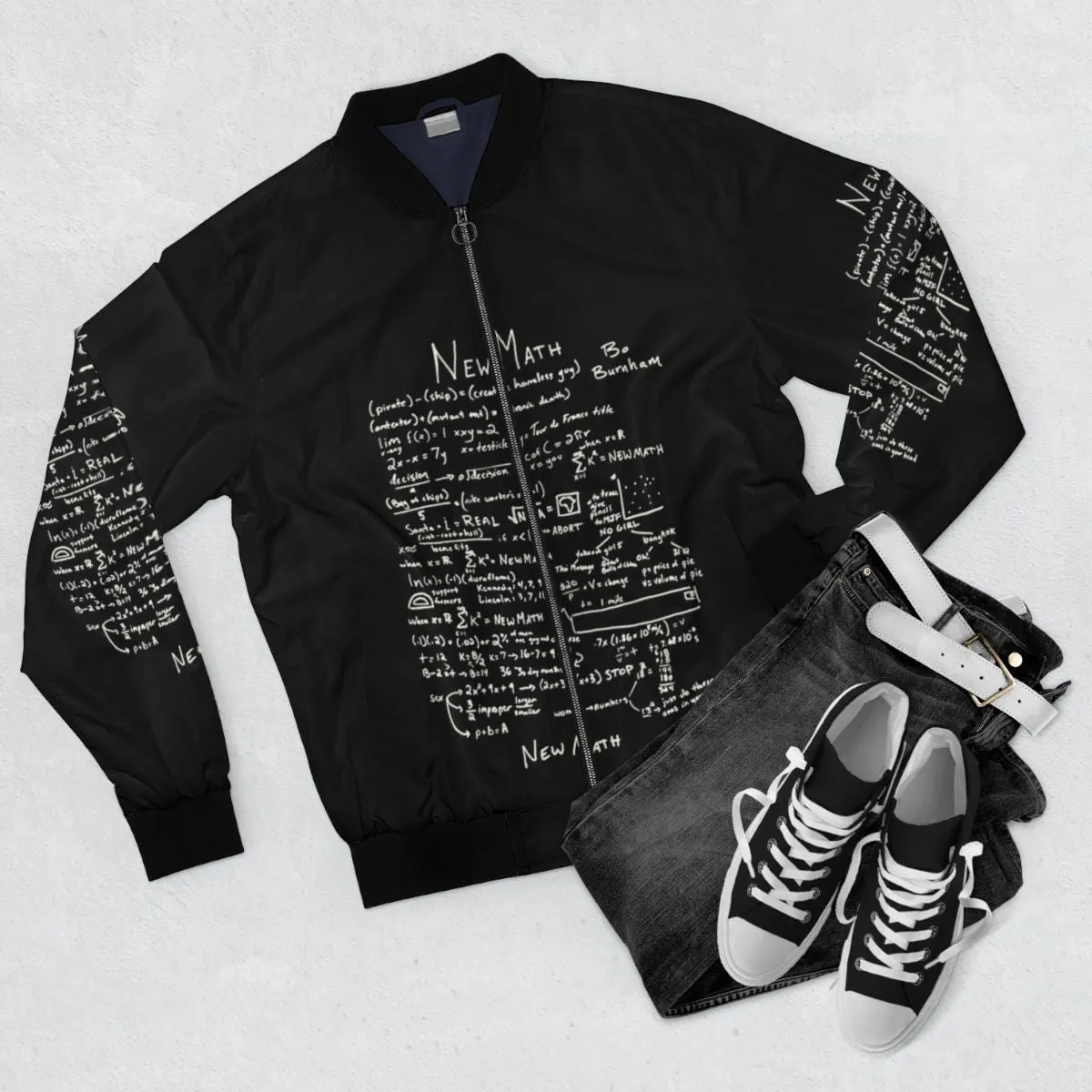 "New Math" Bo Burnham Bomber Jacket