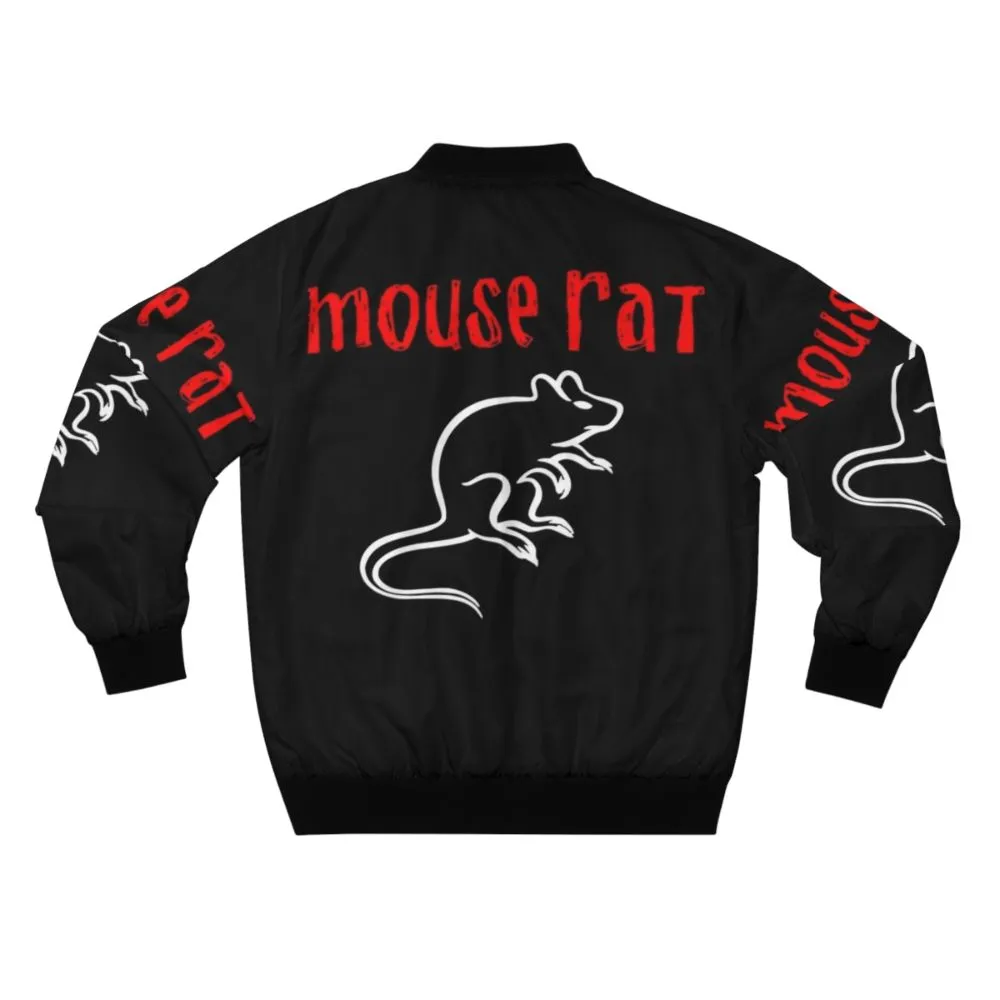 "Parks and Recreation Mouse Rat Bomber Jacket"