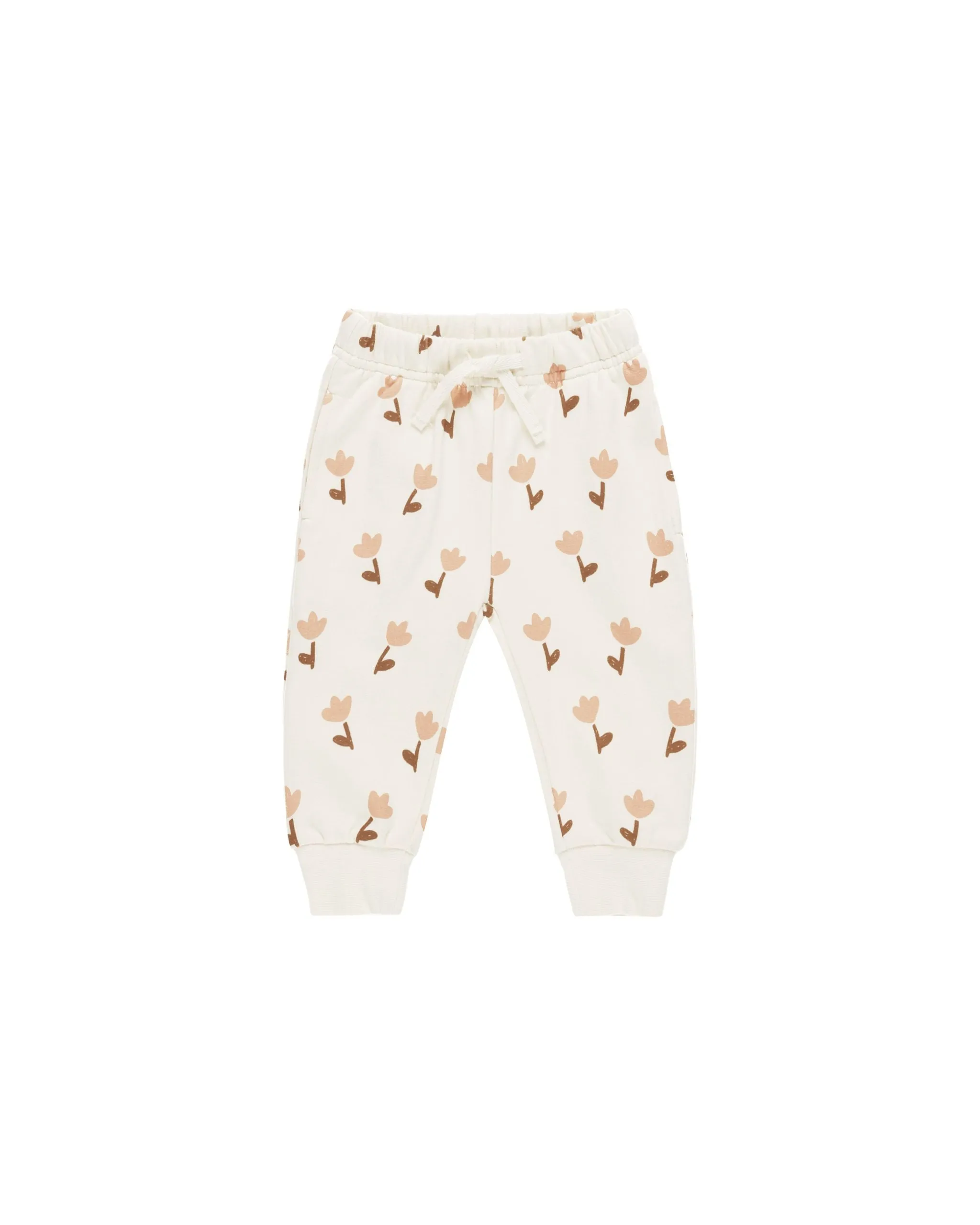 Relaxed Ruffle Sweatshirt Set - Tulips
