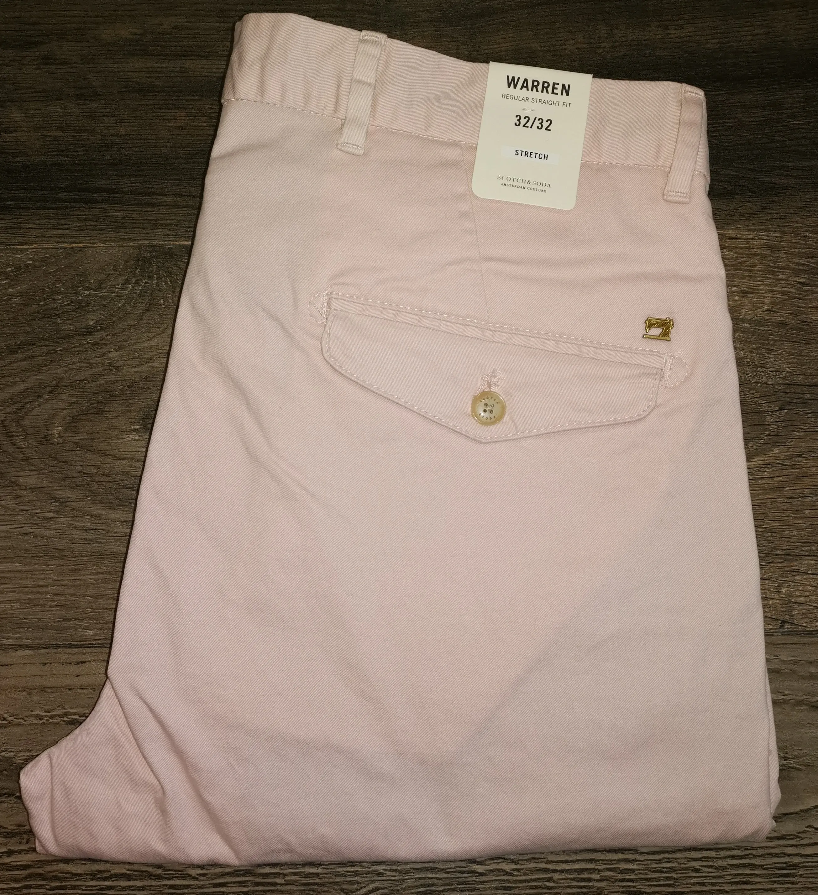 SCOTCH AND SODA Warren - Stretch Chinos Regular straight fit