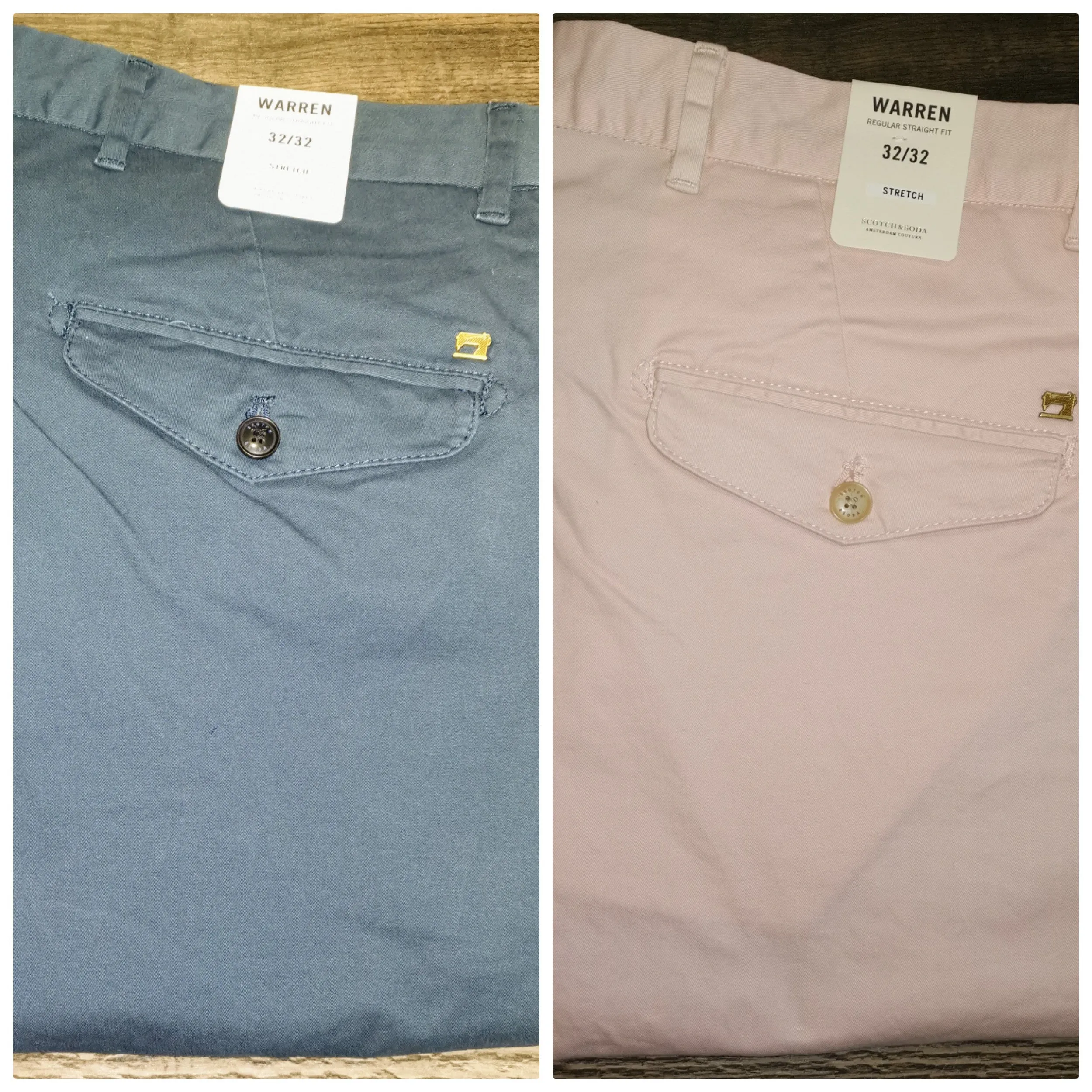 SCOTCH AND SODA Warren - Stretch Chinos Regular straight fit