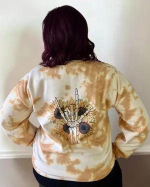 skellie hand sunflower | sweatshirt