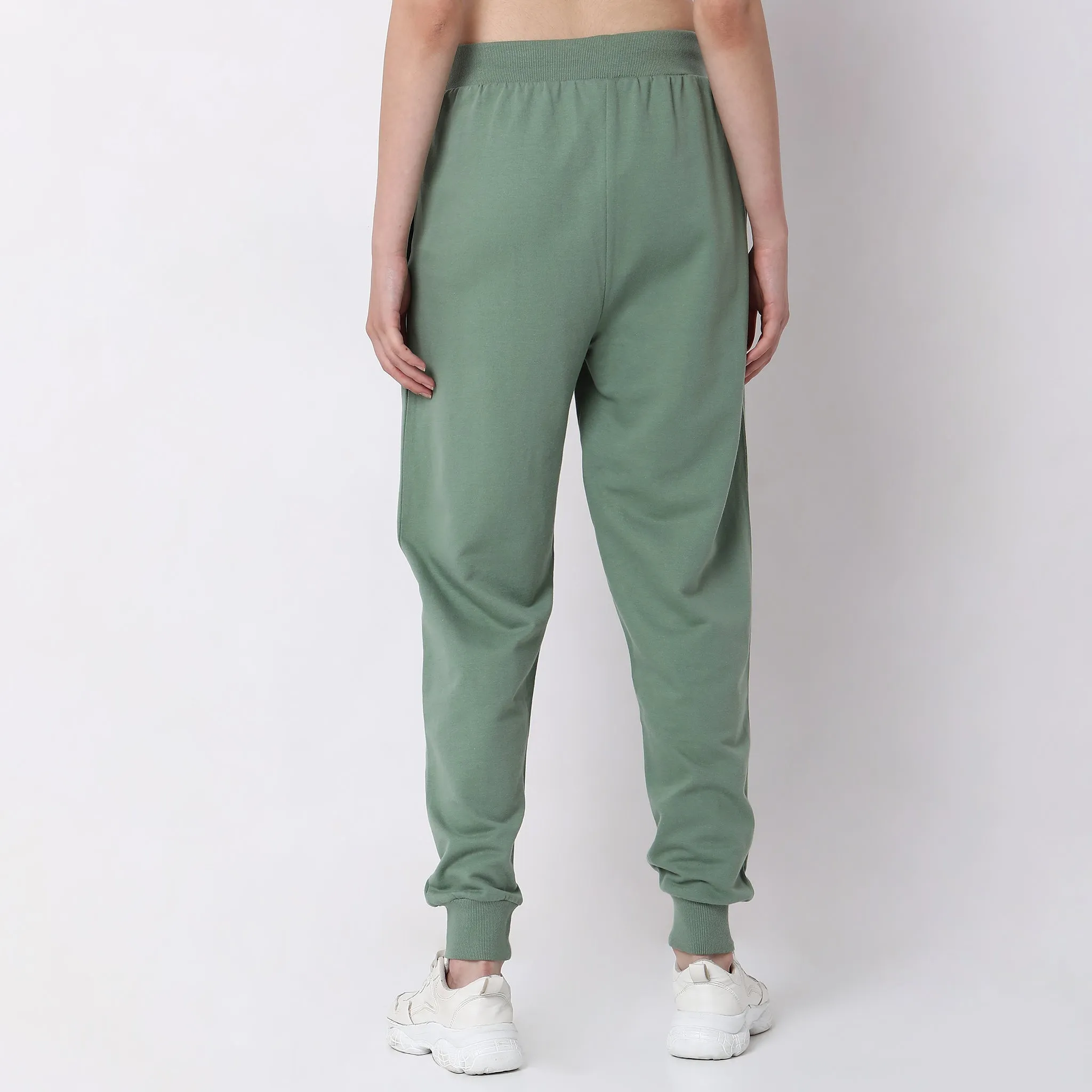 Slim Fit Graphic Mid Rise Joggers