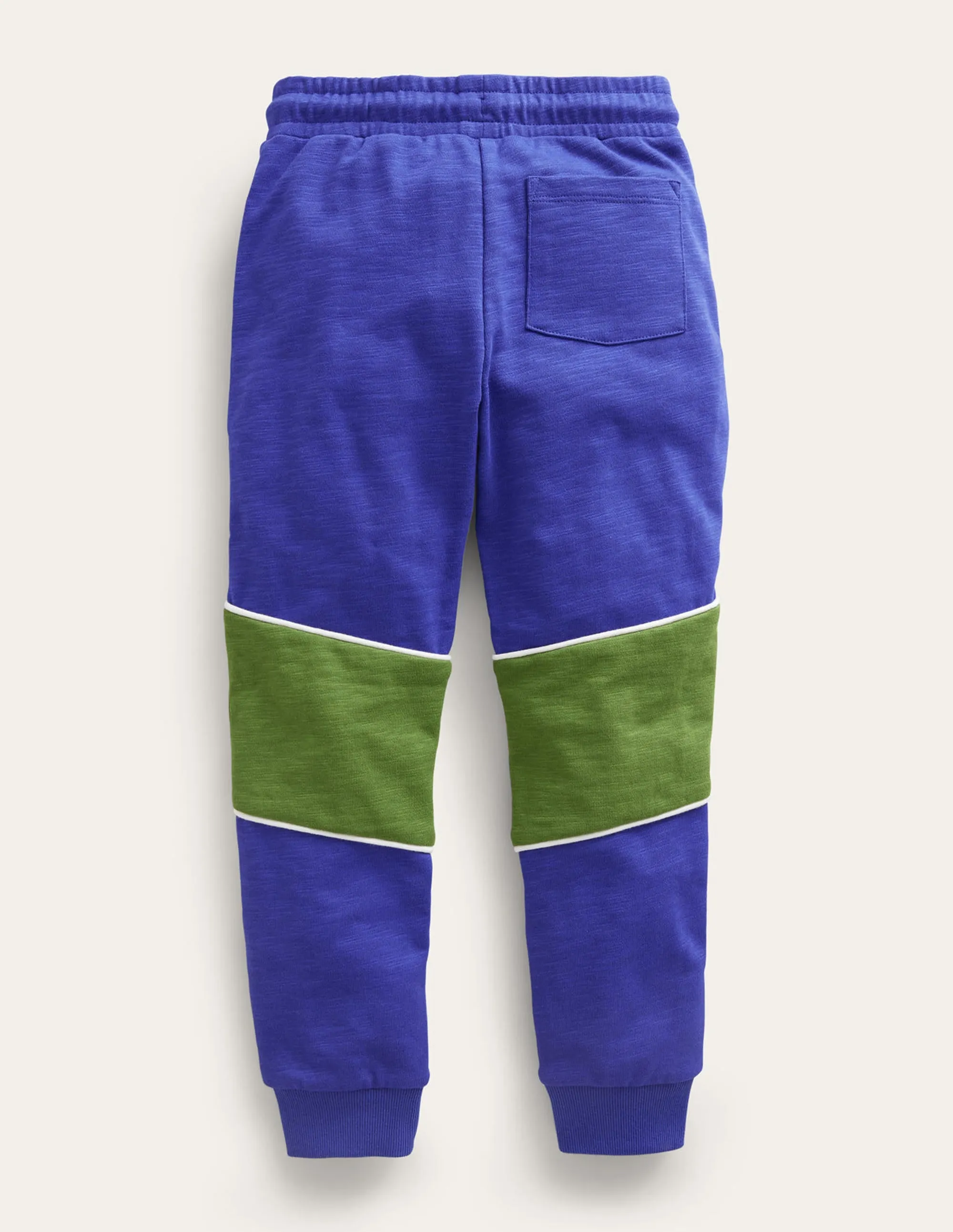 Slim Sporty Joggers-Brilliant Blue