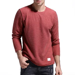Solid Color Casual T-shirt