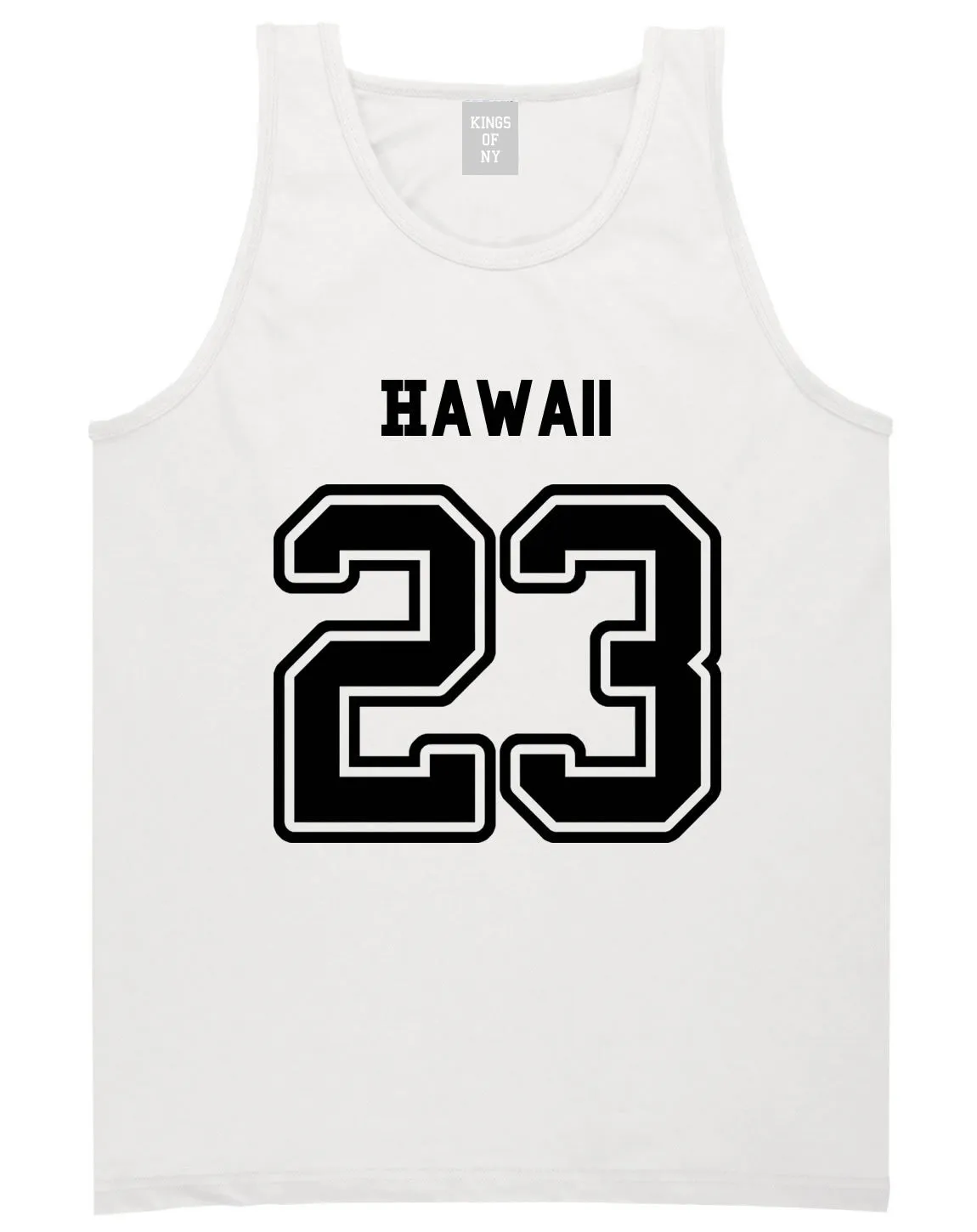 Sport Style Hawaii 23 Team State Jersey Mens Tank Top