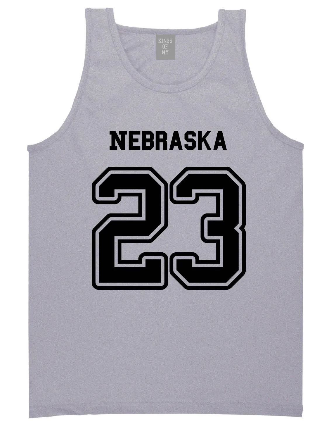 Sport Style Nebraska 23 Team State Jersey Mens Tank Top