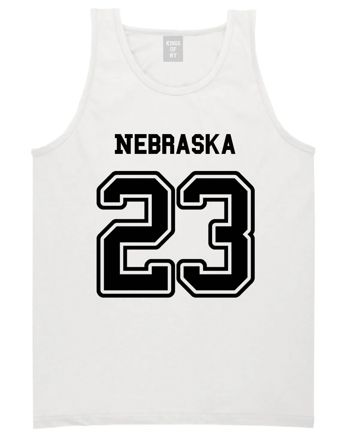 Sport Style Nebraska 23 Team State Jersey Mens Tank Top