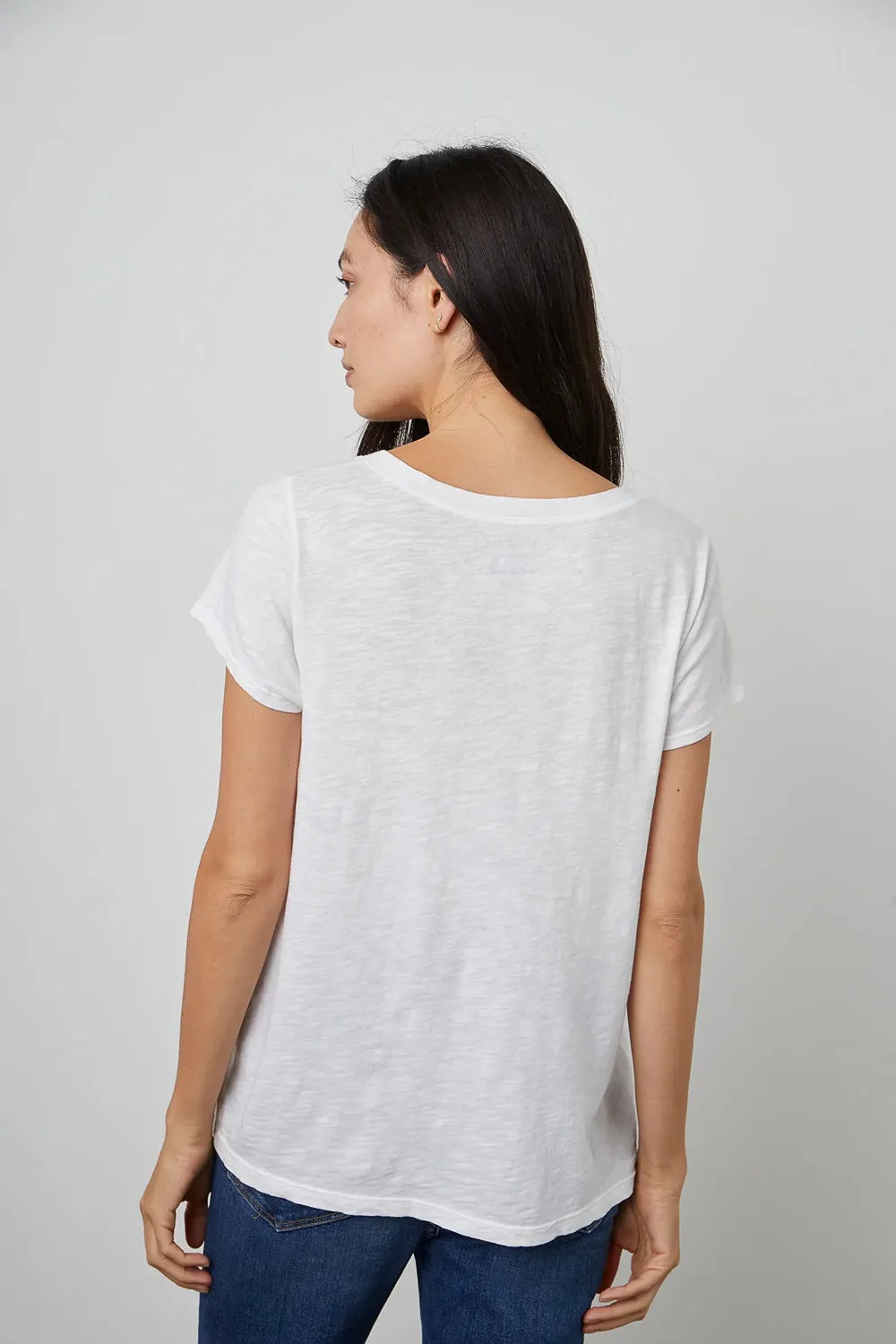 VELVET - JILIAN TEE WHITE