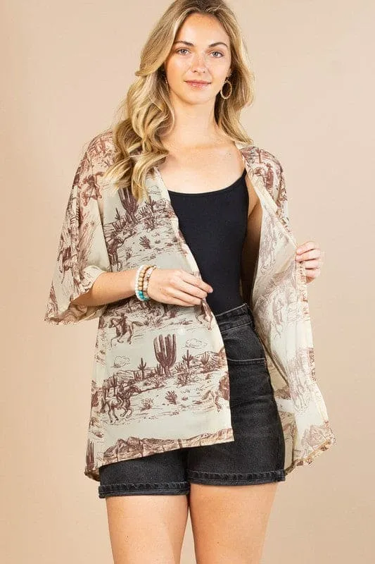 Wild West Lightweight Cardigan